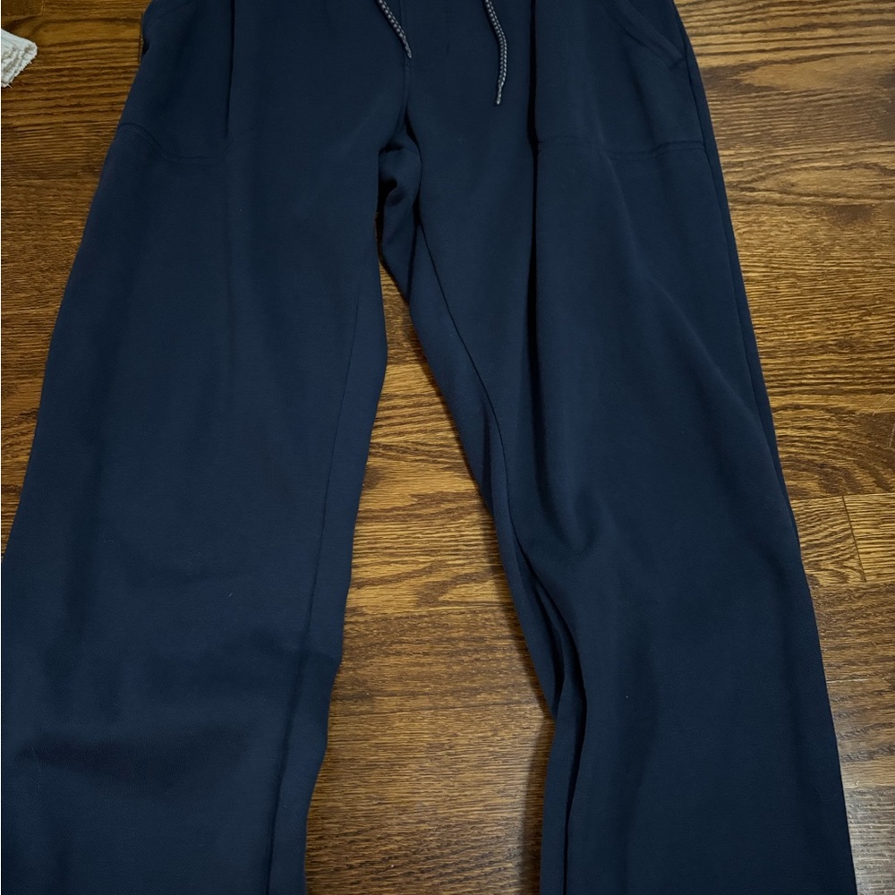 Navy Blue Casual Pants